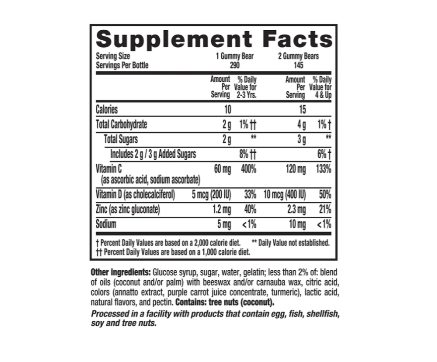 Lil Critters - Inmune C 290 Gummies - Imagen 2