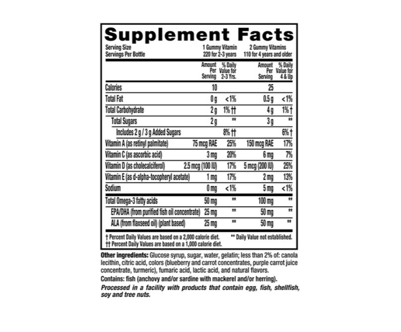 Lil Critters - Omega 3 220 Gummies - Imagen 2