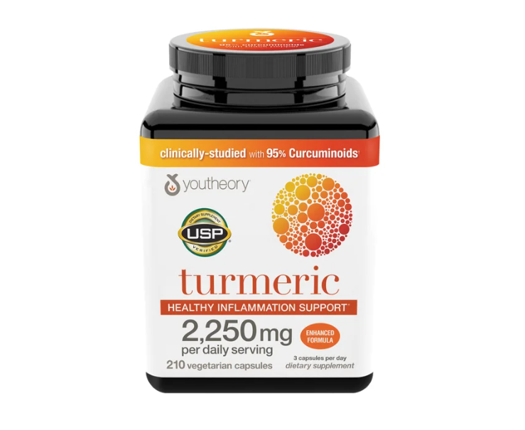 Youtheory - Turmeric 2250mg 210 capsules