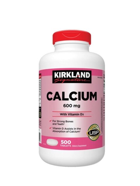 Kirkland - Calcium 600mg with Vitamin D3 500 tablets